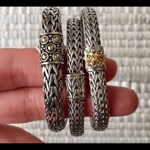 John hardy citrine & silver bracelet